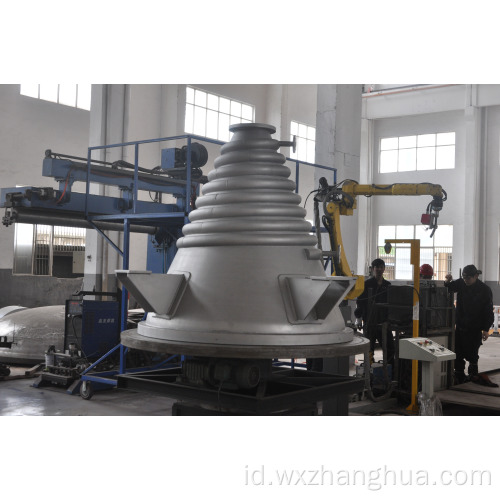 Pengering Homogenizer Meruncing Vertikal Stainless Steel